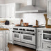 ZLINE 60" Autograph Edition Dual Fuel Range, DuraSnow, RASZ - SN - 60 - G - Farmhouse Kitchen and Bath