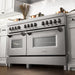 ZLINE 60" Dual Fuel Range, DuraSnow Stainless, RAS - SN - 60 - Farmhouse Kitchen and Bath