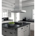 ZLINE 60" Stainless Steel Island Range Hood, KECOMi - 60 - Farmhouse Kitchen and Bath
