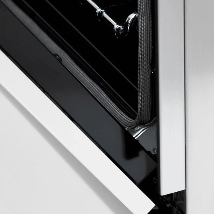 ZLINE 60"Autograph Range Dual Fuel, DuraSnow, White Door,RASZ - WM - 60 - G - Farmhouse Kitchen and Bath