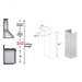 ZLINE 61" Snow Finished, Chimney Extension, Ceilings up to 12.5', 8KF2S - E - Farmhouse Kitchen and Bath