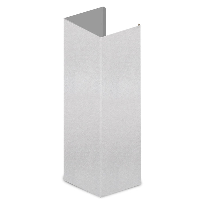 ZLINE 61" Snow Finished Stainless Steel Chimney Extension For Ceilings Up To 12.5 Ft. (8KES - E) - Farmhouse Kitchen and Bath