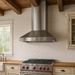ZLINE 71" Extended Chimney, 2PCEXT-681-30/36 in farmhouse setting 