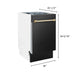 ZLINE Autograph 18" Dishwasher Black Stainless, Bronze, DWVZ - BS - 18 - CB - Farmhouse Kitchen and Bath