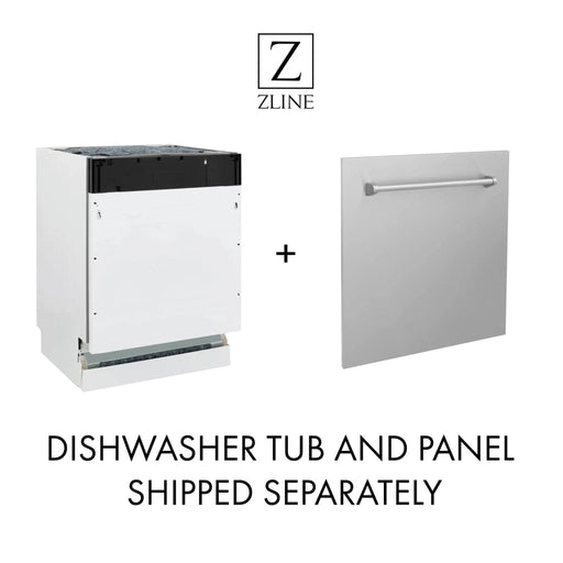 ZLINE Autograph 18" DuraSnow Dishwasher, Bronze Handle DWVZ - SN - 18 - CB - Farmhouse Kitchen and Bath