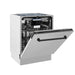 ZLINE Autograph 24" Dishwasher Stainless Door, Matte Black Handle DWVZ - 304 - 24 - MB - Farmhouse Kitchen and Bath