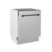 ZLINE Autograph 24" Dishwasher Stainless Door, Matte Black Handle DWVZ - 304 - 24 - MB - Farmhouse Kitchen and Bath