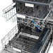ZLINE Autograph 24" Dishwasher White Door, Black Handle DWMTZ - WM - 24 - MB - Farmhouse Kitchen and Bath