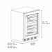 ZLINE Autograph 24 in. Dual Zone 44 Bottle Wine Cooler With Stainless Steel Glass Door And Champagne Bronze Handle RWDOZ - GS - 24 - CB - Farmhouse Kitchen and Bath