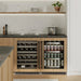 ZLINE Autograph Edition 24 in. Touchstone 151 Can Beverage Fridge With Panel Ready Glass Door And Matte Black Handle RBSPOZ - 24 - MB - Farmhouse Kitchen and Bath
