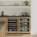 ZLINE Autograph Edition 24 in. Touchstone 151 Can Beverage Fridge With Stainless Steel Glass Door And Polished Gold Handle RBSOZ - GS - 24 - G - Farmhouse Kitchen and Bath