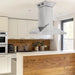 ZLINE Ducted Vent Island Mount Range Hood in Stainless Steel with Built - in ZLINE CrownSound Bluetooth Speakers GL1iCRN - BT - 36 - Farmhouse Kitchen and Bath