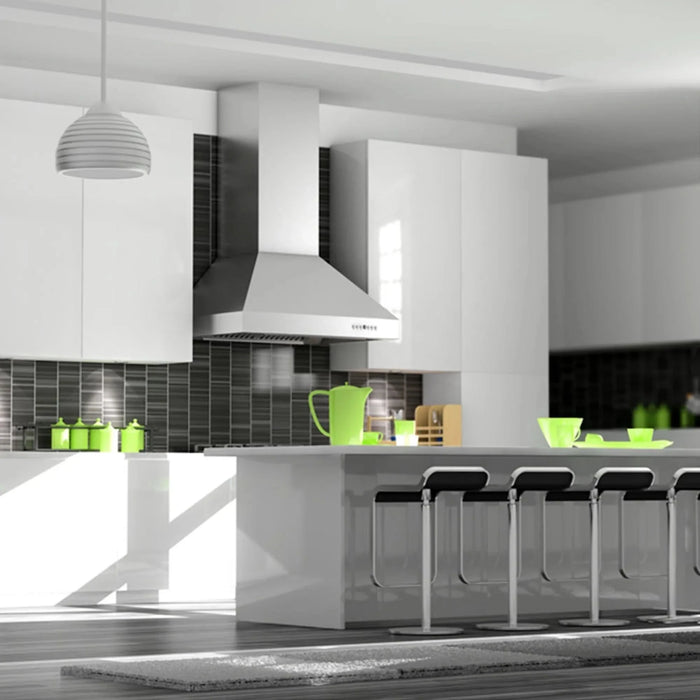 ZLINE Ducted Wall Mount Range Hood in Outdoor Approved Stainless Steel 697 - 304 - 30 - Farmhouse Kitchen and Bath