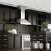 ZLINE Ducted Wall Mount Range Hood in Outdoor Approved Stainless Steel 697 - 304 - 48 - Farmhouse Kitchen and Bath