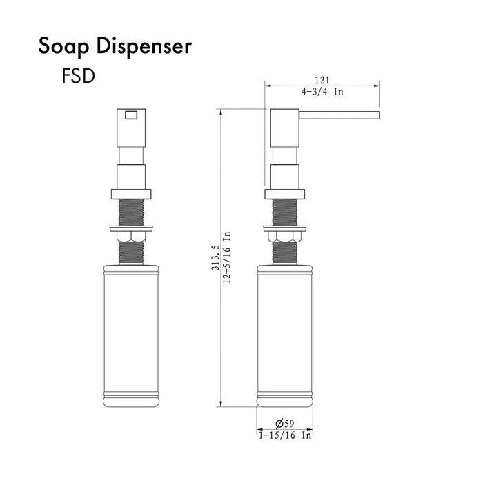 ZLINE Faucet Soap Dispenser FSD-CB ZLINE