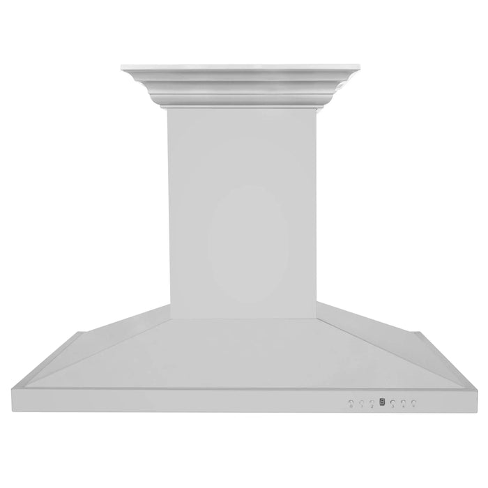 Zline Island Mount Range Hood in Stainless Steel with Built - in ZLINE CrownSound™ Bluetooth Speakers GL2iCRN - BT - 36 - Farmhouse Kitchen and Bath