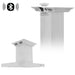 Zline Island Mount Range Hood in Stainless Steel with Built - in ZLINE CrownSound™ Bluetooth Speakers KE2iCRN - BT - 36 - Farmhouse Kitchen and Bath