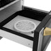 ZLine Microwave Drawer, DuraSnow and Gold MWDZ - 1 - SS - H - G - Farmhouse Kitchen and Bath