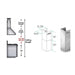 ZLINE Short Kit for 8' Ceilings, SK - 9667/9697 - Farmhouse Kitchen and Bath