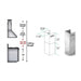 ZLINE Short Kit for 8ft. Ceilings, SK - 587/597 - Farmhouse Kitchen and Bath