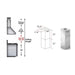 ZLINE Short Kit for Ceilings Under 8' ISLAND, SK - 597i - Farmhouse Kitchen and Bath
