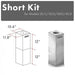 ZLINE Short Kit for Ceilings Under 8' ISLAND, SK - GL1i/GL2i/KE2i/KL3i - Farmhouse Kitchen and Bath