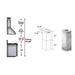 ZLINE Short Kit for Ceilings Under 8' ISLAND, SK - GL1i/GL2i/KE2i/KL3i - Farmhouse Kitchen and Bath