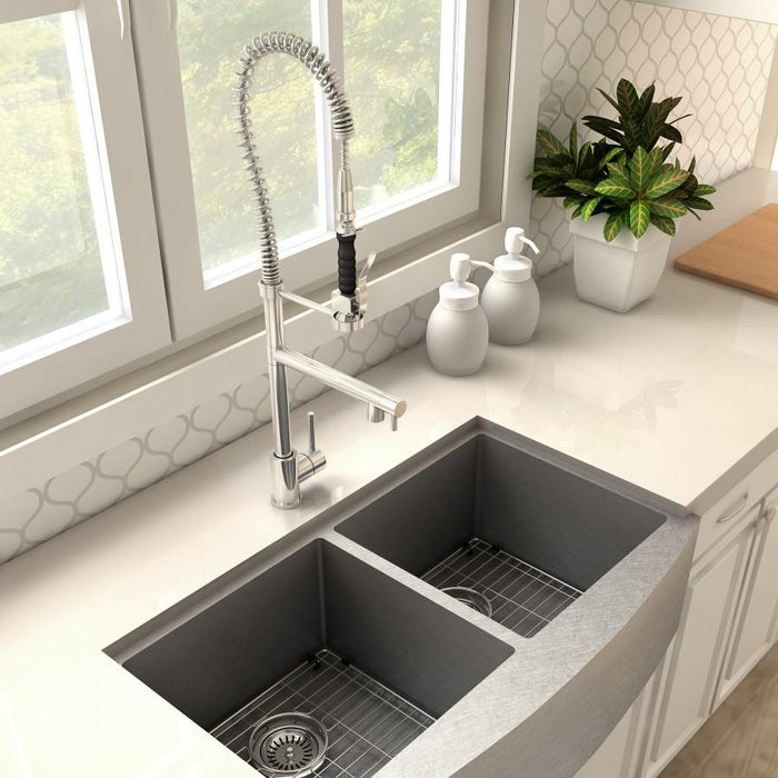 ZLINE Van Gogh Kitchen Faucet in Chrome, VNG - KF - CH - Farmhouse Kitchen and Bath