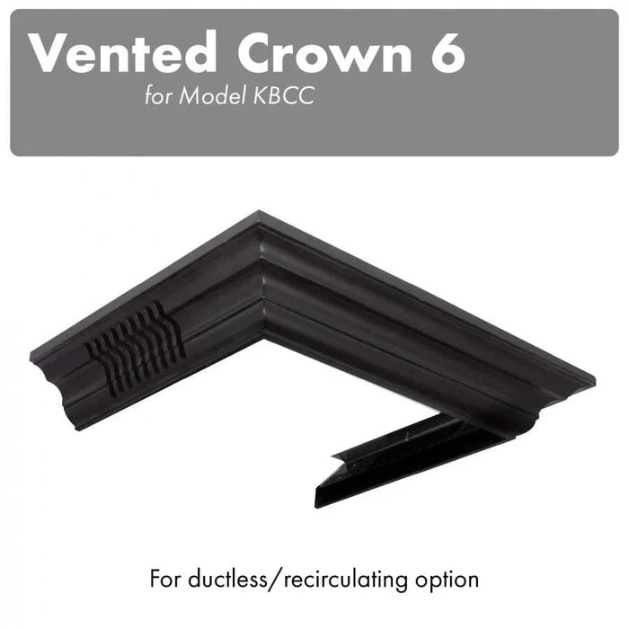 ZLINE Vented Crown Molding Profile 6 for Wall Range Hood, CM6V - KBCC - Farmhouse Kitchen and Bath